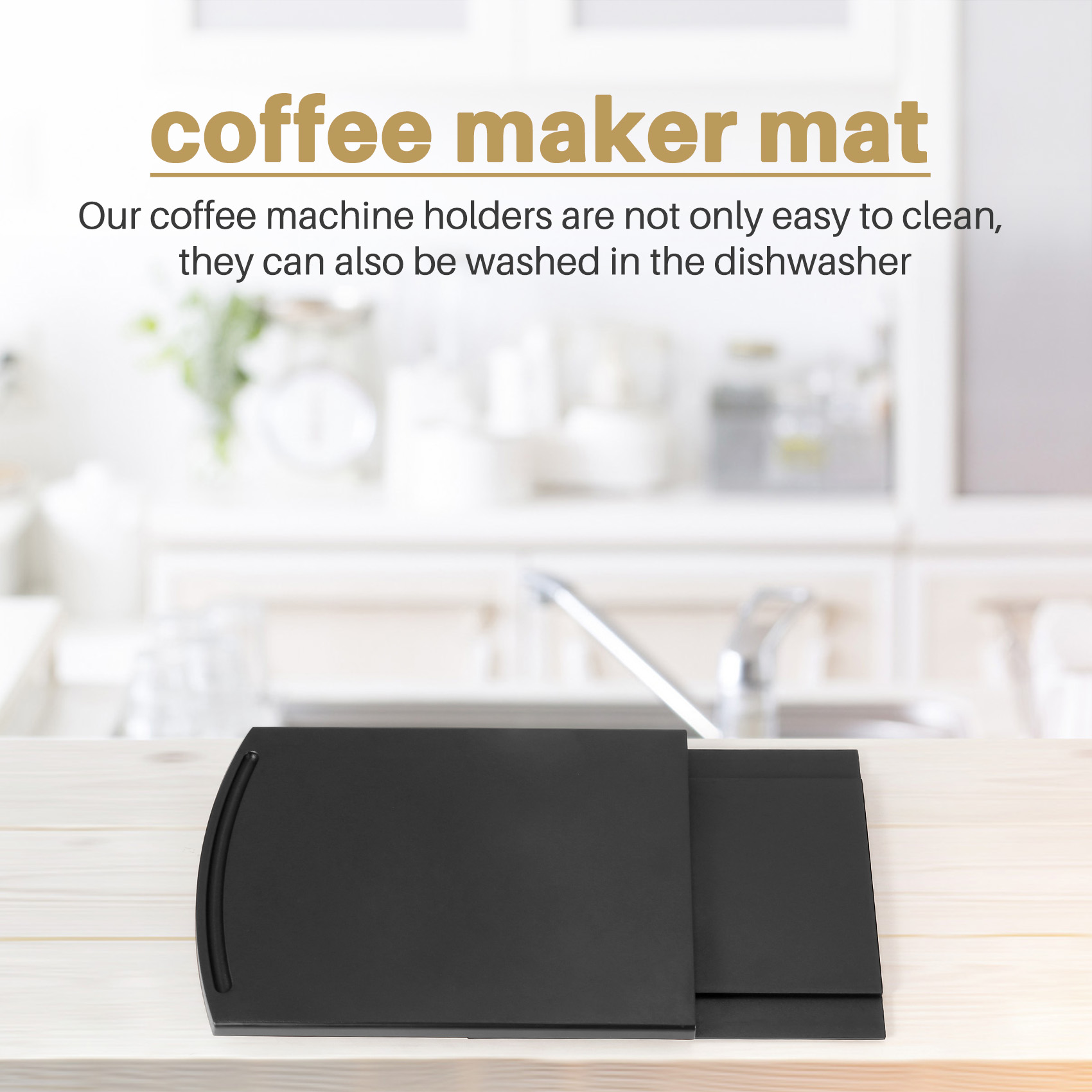 Coffee.Equipment Parts - LUCK Kitchen Sink Sliding Coffee Tray