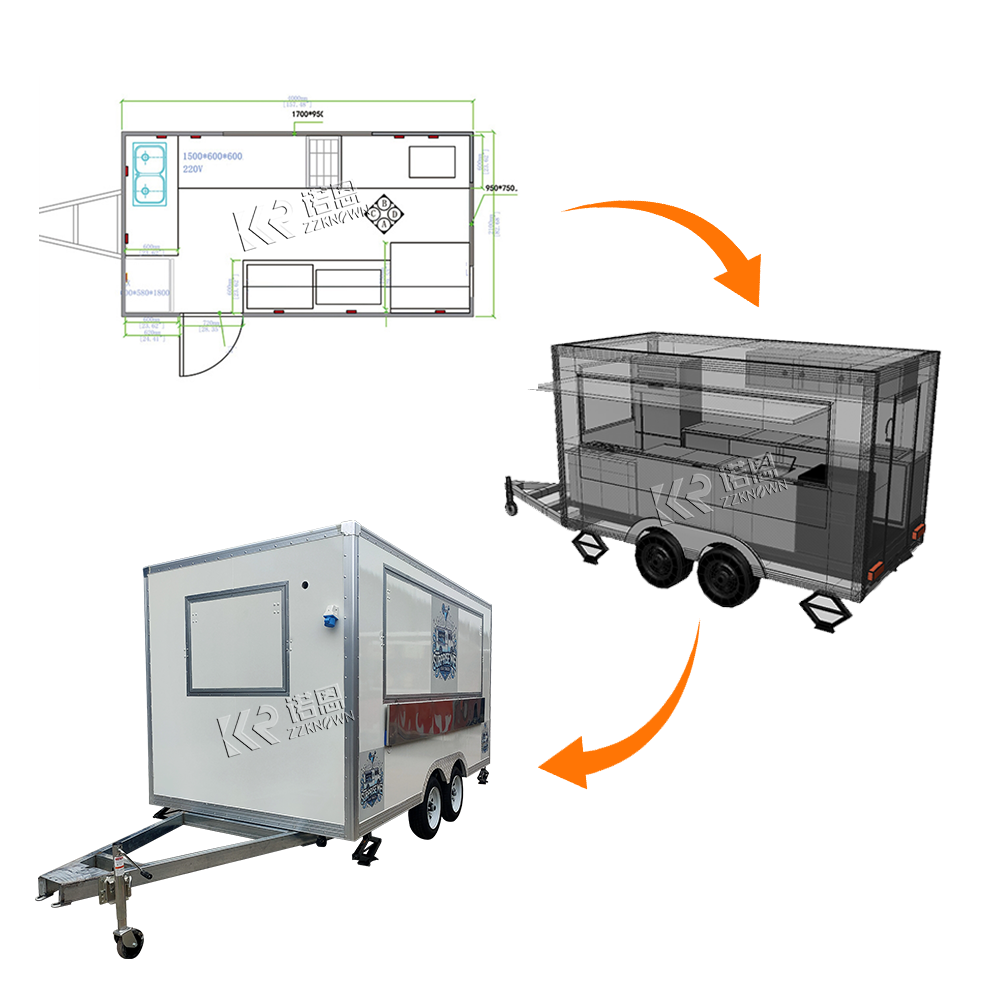 Custom Big Coffee Van Mobile F – Coffee Equipment Europe Bewertung und Preis